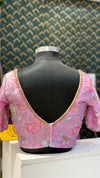 Purple tissue organza blose