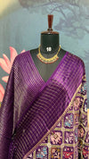 Munga patola saree purple