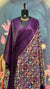 Munga patola saree purple