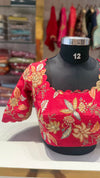 RED Kalamkari Blouse