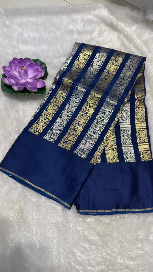 Nita Ambani mam Ink Blue saree
