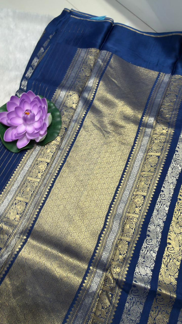 Nita Ambani mam Ink Blue saree