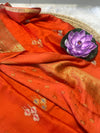 Modal Gaji Silk Sarees orange