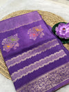 Tussur saree with meenakaari work