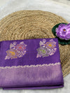 Tussur saree with meenakaari work