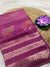 Tussur saree with meenakaari work