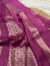Tussur saree with meenakaari work