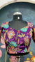 Kalamkari blouse purple