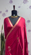 Gaji Modal saree PINK