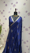 Gaji Modal saree Royal blue