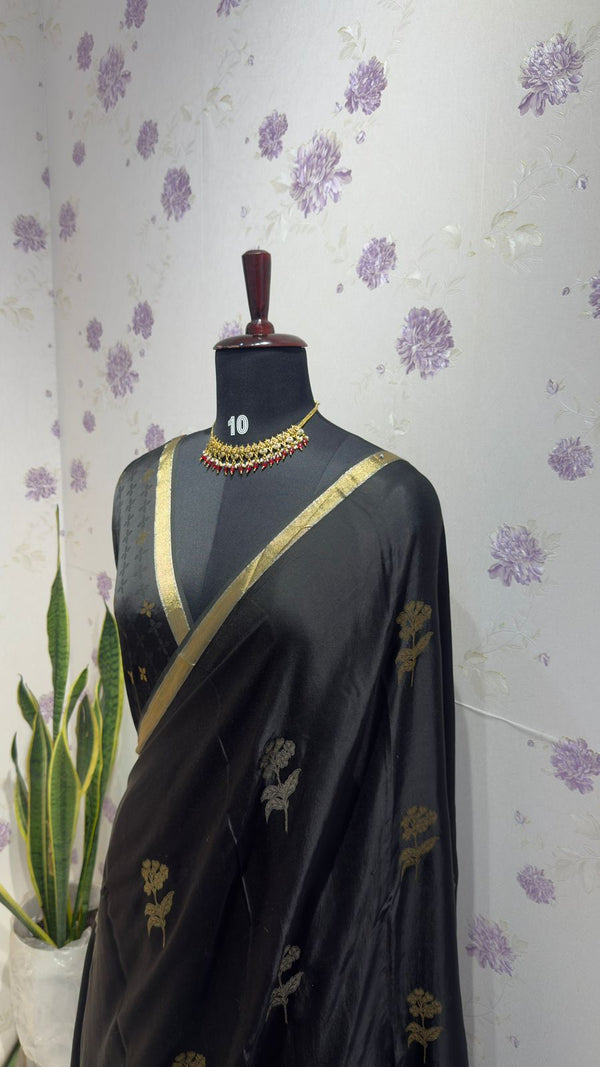 Gaji Modal saree black