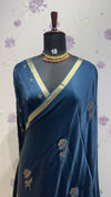 Gaji Modal saree Ink blue