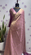 Brocade munga silk new design Onion pink