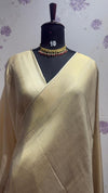 Brocade Munga Silk Temple Border Ivory