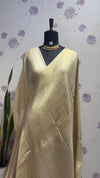 Brocade Munga Silk Temple Border Ivory