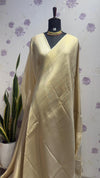 Brocade Munga Silk Temple Border Ivory