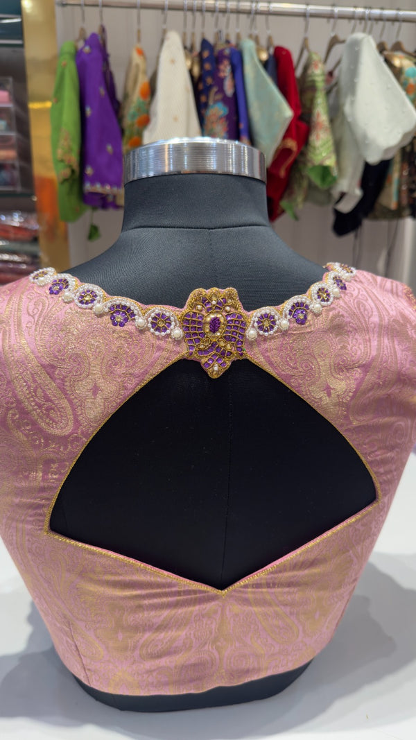 Brocade with Gandaberunda Blouse
