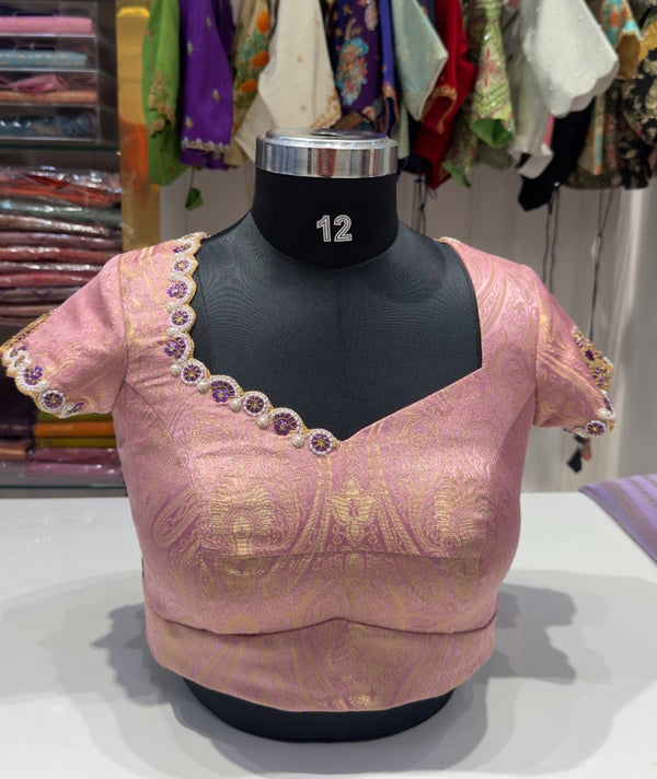 Brocade with Gandaberunda Blouse