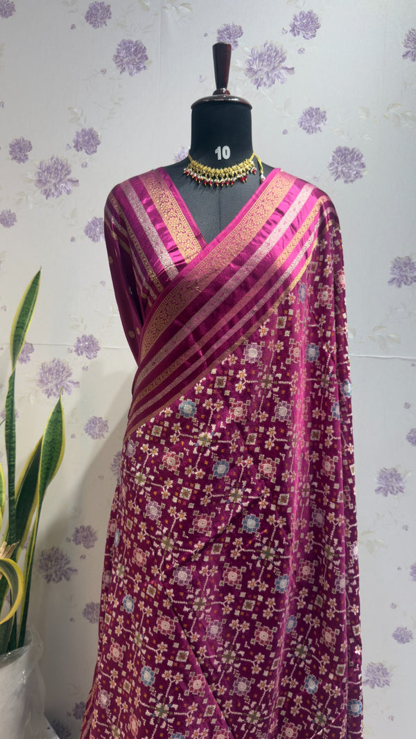 Munga patola saree