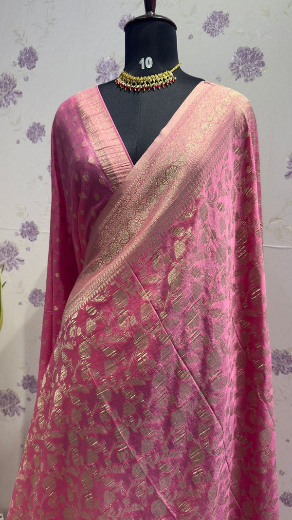 Kaddi georgett saree