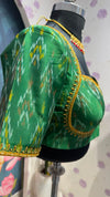 Green Ikkat blouse