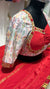 Ikat Contrast Designer Blouse