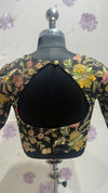 Black kalamkari blouse
