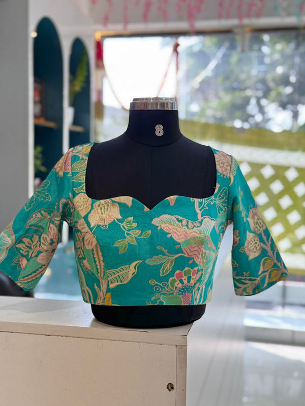 Floral Brocade Banaras Blouse