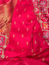 Munga Patola Saree Pink