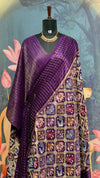 Munga patola saree purple