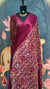 PATOLA Munga silk saree magenta