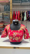 RED Kalamkari Blouse