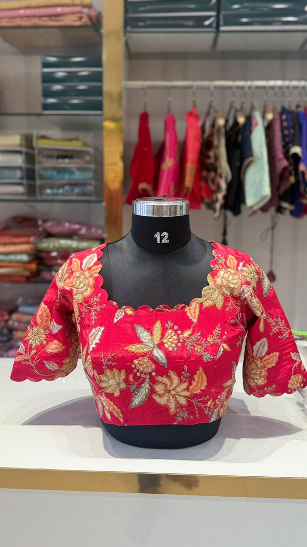RED Kalamkari Blouse