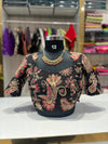 Black kalamkari blouse
