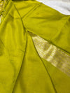 Tussur saree with elephant motive