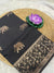 Tussur saree with elephant motive