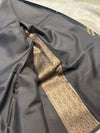 Tussur saree with elephant motive