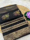 Tussur saree with meenakaari work