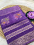 Tussur saree with meenakaari work