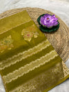 Tussur saree with meenakaari work