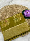 Tussur saree with meenakaari work