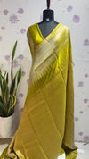 Munga silk Rising border parrot green
