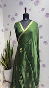 Gaji Modal saree green