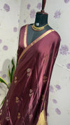 Gaji Modal saree MAROON