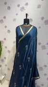 Gaji Modal saree Ink blue