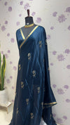 Gaji Modal saree Ink blue