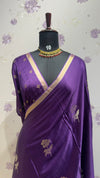 Gaji Modal saree Purple