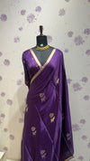 Gaji Modal saree Purple