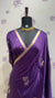 Gaji Modal saree Purple