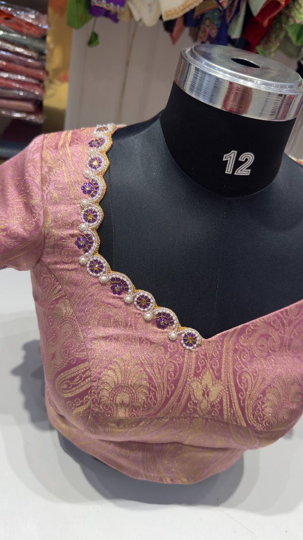 Brocade with Gandaberunda Blouse